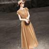 Lanser 2026 Summer Elegant Pleated A-Line Dress