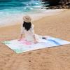 Large Foldable Beach Blanket Waterproof Sandproof Beach Mat Outdoor Picnic Mat for Travel Hiking Camping