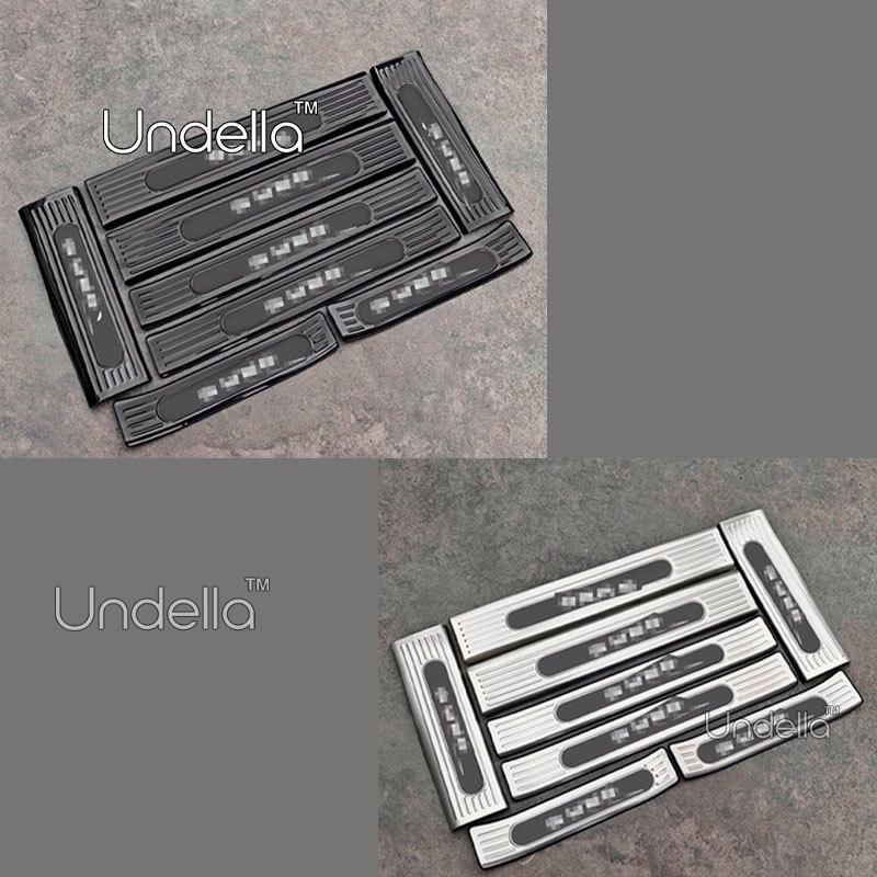 For GWM ORA 5 2026 2027 Car Threshold Door Sill Pedal Protector Rear Trunk Bumper Guard Cover Stainless Steel Sticker Accessorie