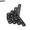 10/20PCS Furniture Support,Shelf Support Angle Bracket Steel Right Shelf Support Corner Bracket 90° Furniture L/I Shape Bracket