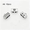 5/10Pcs Jewelry Diy Accessories 8Mm Crystal Connector Charms For Bracelet Making Keychain Phone Strip Women Gift