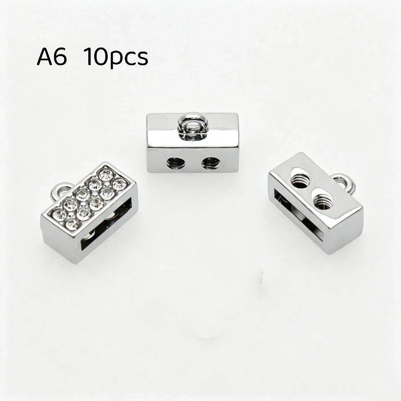 5/10Pcs Jewelry Diy Accessories 8Mm Crystal Connector Charms For Bracelet Making Keychain Phone Strip Women Gift