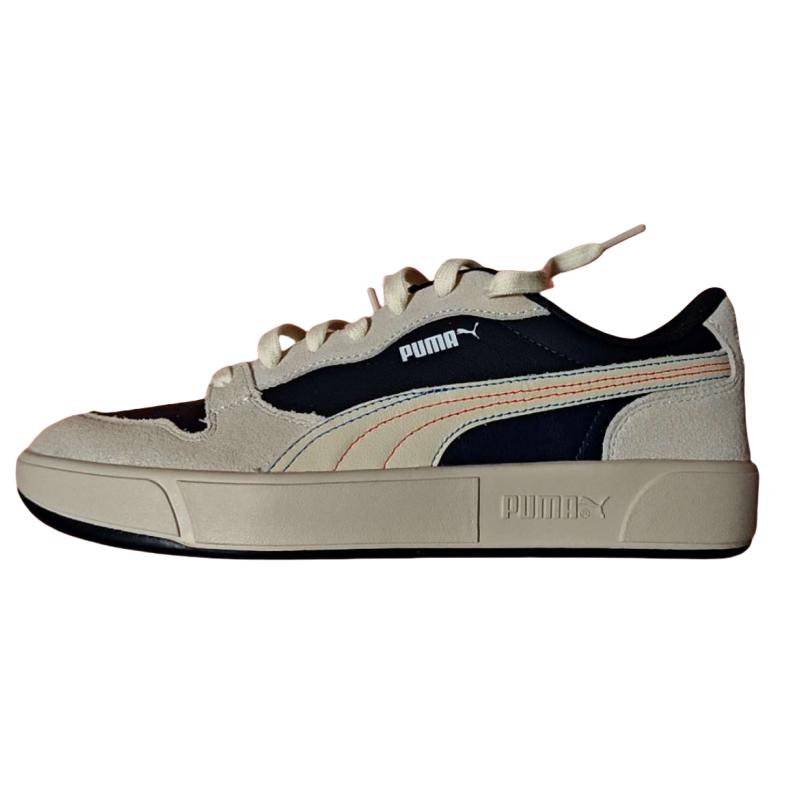 Puma LX Court Low Casual Series Versatile Low-Top Skate Shoes Unisex sneaker Gray Blue 394210-07