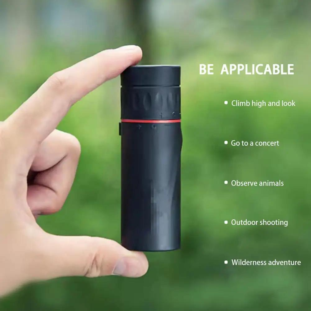 Monoculare 8X21 HD Impermeabile Ipx4 Prisma Bak4 per Cannocchiale Compatto Portatile per Caccia Viaggi Visite Turistiche Concerti E Fi
