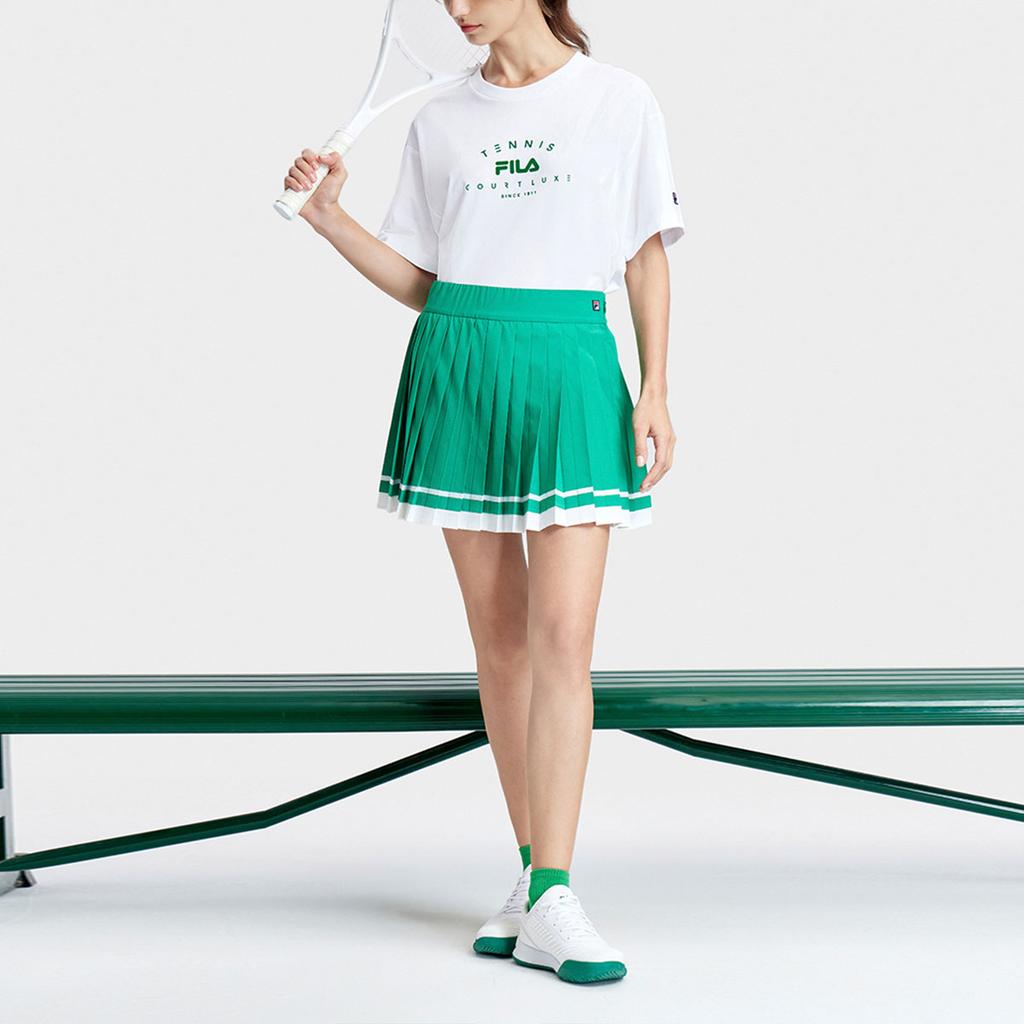 New FILA T Shirt Women's Jade White A11W333105F-WT