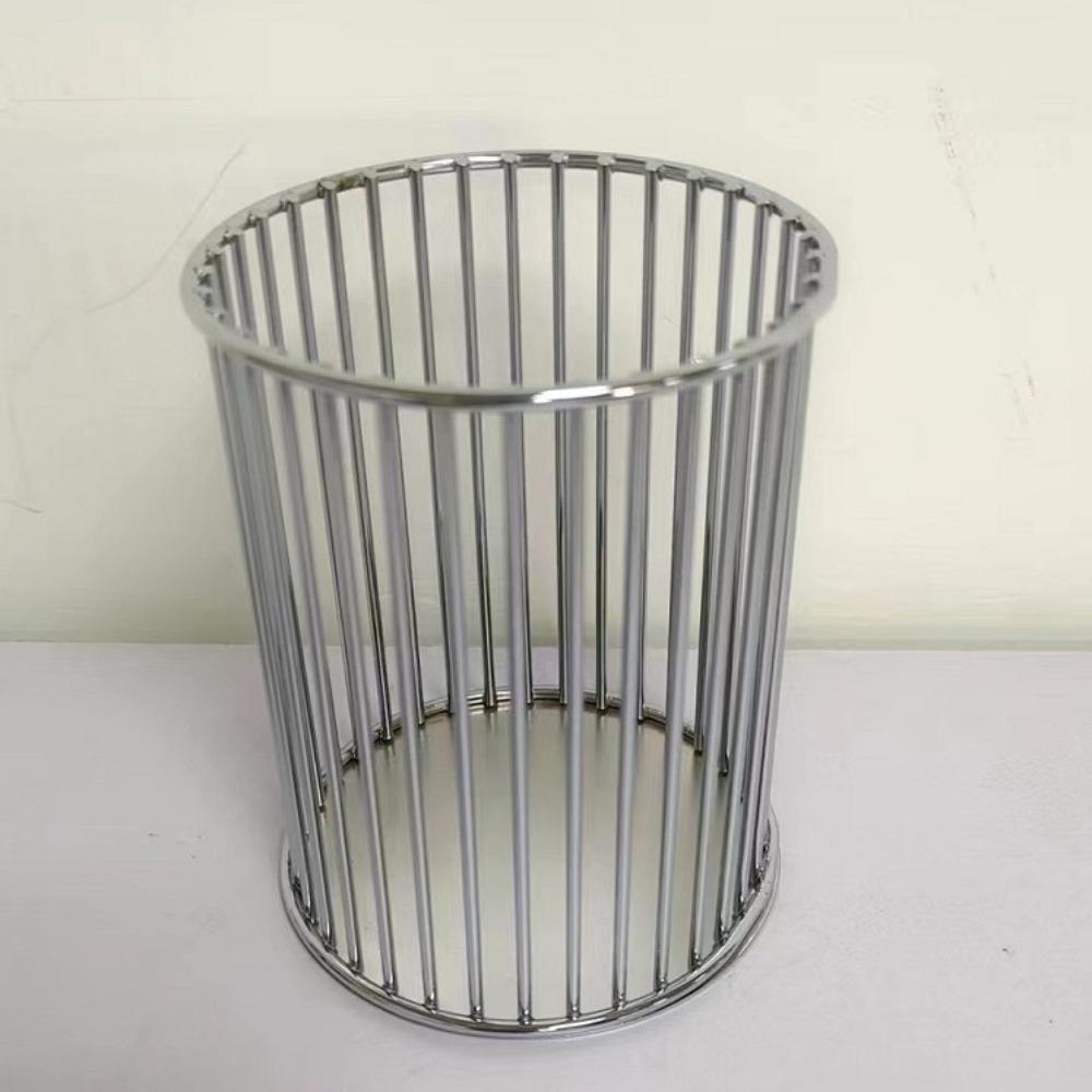 Metal Metal Pen Holder INS Style Pencil Holders New Cylindrical Case  Home Decor