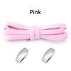 1Pair Elastic Laces Sneakers New Lock Flat Shoelaces Without ties Kids Adult No Tie Shoelace Rubber Bands Shoes Accessories
