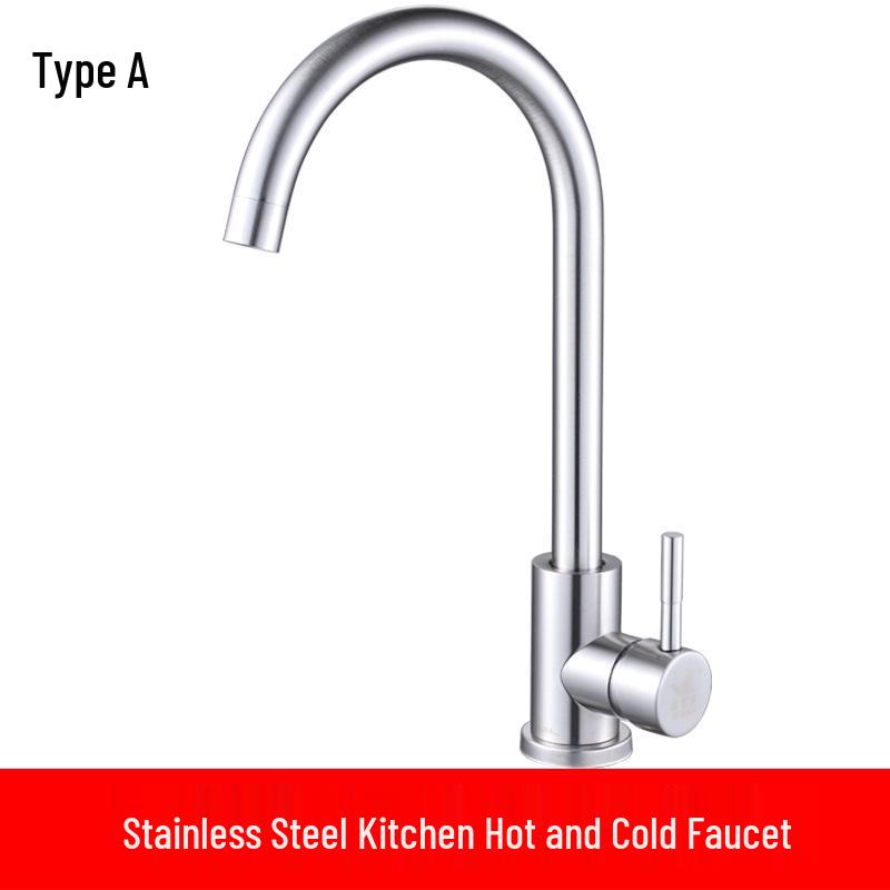 Stainless Steel Kitchen Faucet with Rotating Vegetable Wash Basin