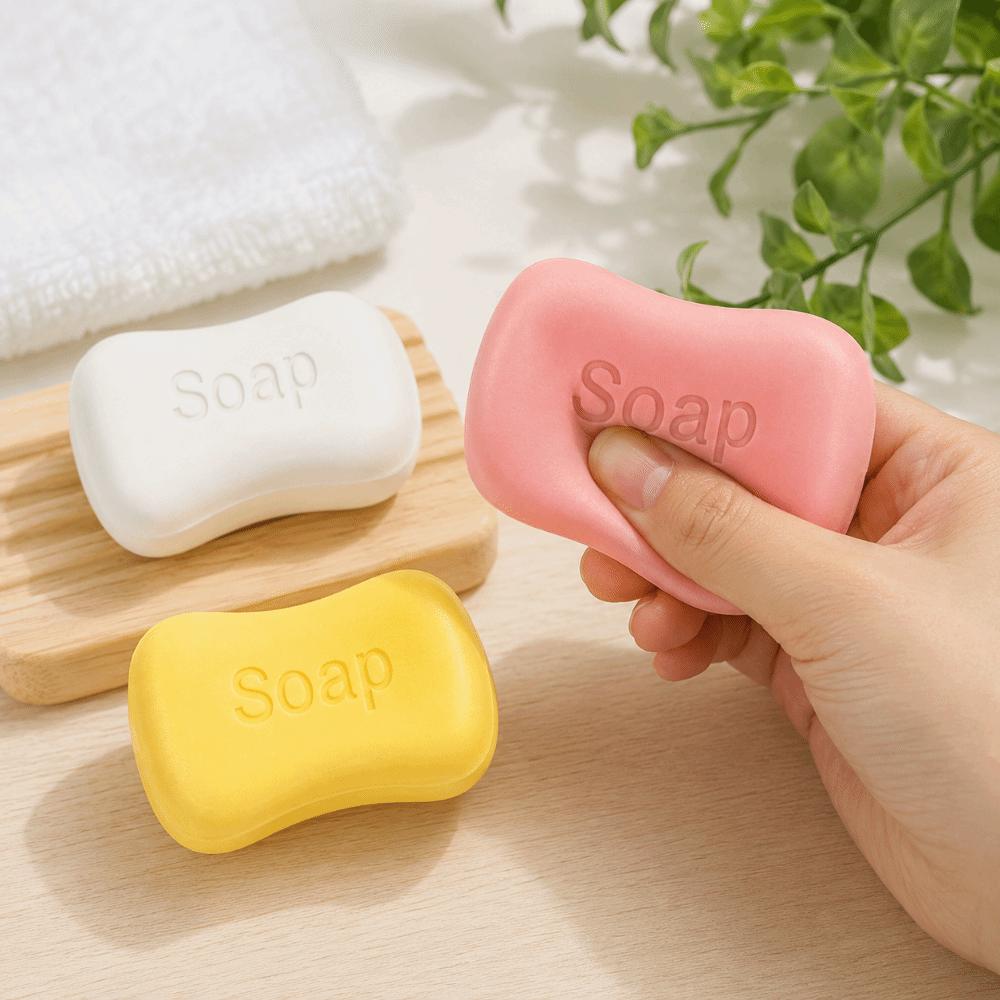 Super Soft Soap Squishy Toy Anxiety Relief Realistic Soap Pinch Home Decoration