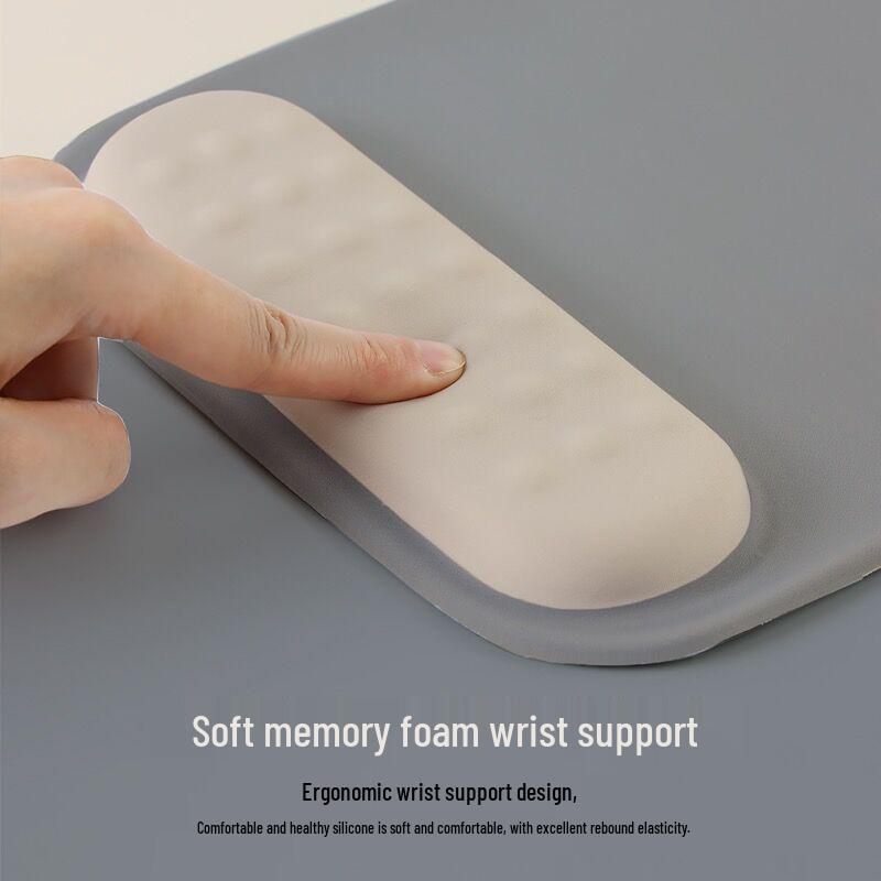 Ergonomic Memory Foam Wrist Rest Mouse Pad - Non-Slip, Large Size for Women