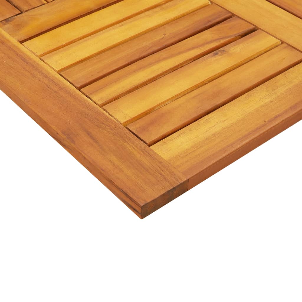Table Top 70x70x2 cm Square Solid Acacia Wood