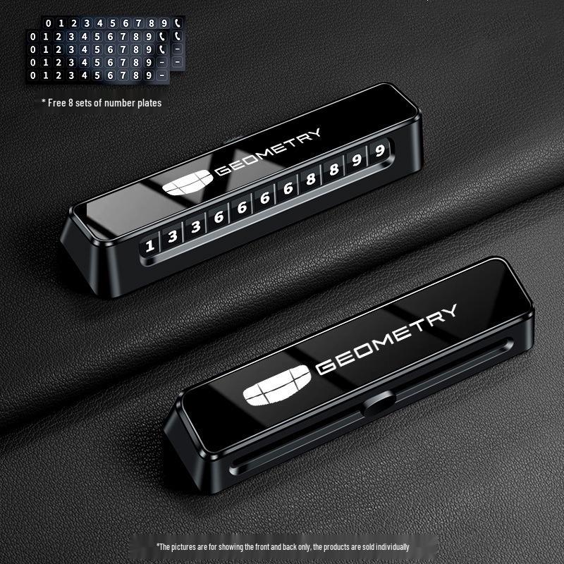 

Temporary Parking Number Plate for Geely Geometry & Firefly Cars