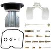 2-Pack Carburetor Carb Rebuild Repair Kits with Float Replacement for Kawasaki Vulcan 500 EN500A 1991-1995