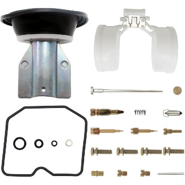 2-Pack Carburetor Carb Rebuild Repair Kits with Float Replacement for Kawasaki Vulcan 500 EN500A 1991-1995