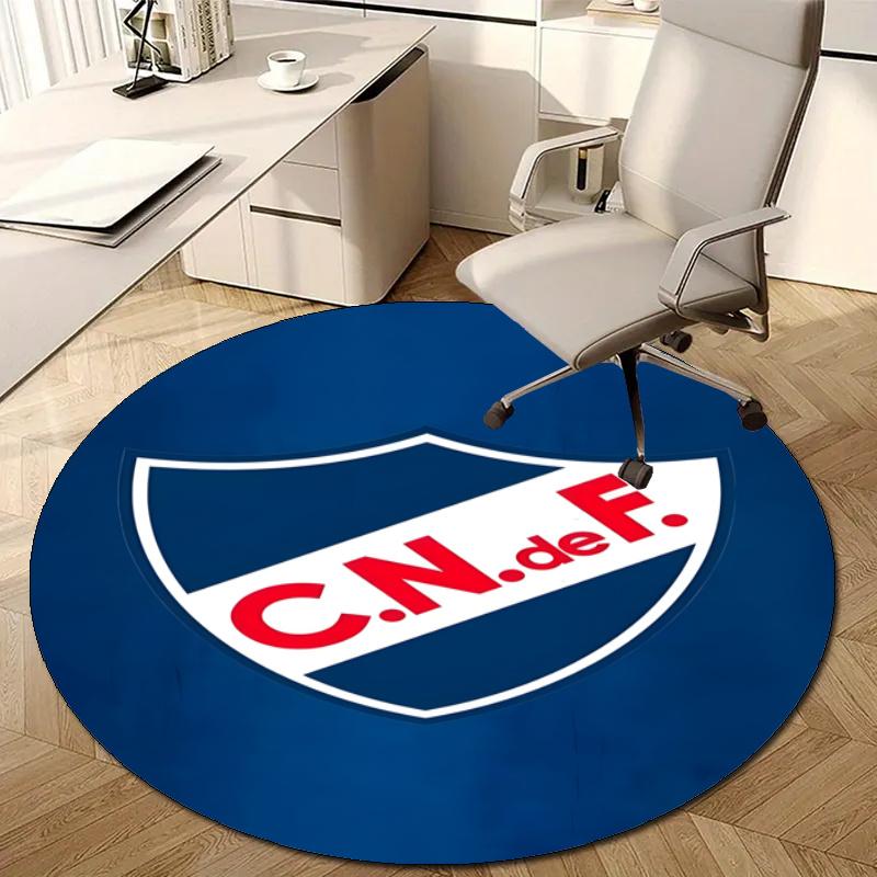 Personalized Club Nacional de Football Round Chair Office Rug - Perfect for Mat, Office Chair & More - Ideal Gift for Birthdays and Holidays