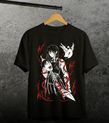 Chainsaw Man Anime Reze Denji Graphic Printed T-Shirt, Men's and Women's Sports T-Shirt, New T-Shirt for Summer 2026