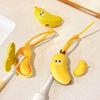 Plastic Toothbrush Head Protective Cover Banana Shape Toothbrush Dust Cap Cover 2In1 Brush Protect Toothbrush Storage Organizer