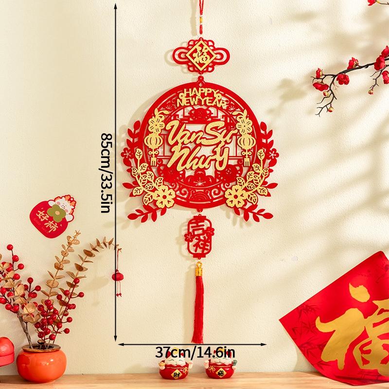 2025 Chinesisches Neujahr Schlangen Dekorationen Vietnamesischer Hängeornament Frühlingsfest Wanddeko Traditionelle Mondneujahrsdeko