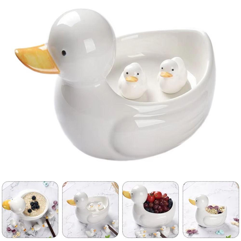 Creative Duck Chopstick Holder Cartoon Chopsticks Rest Ceramic Chopstick Stand  Dining Table