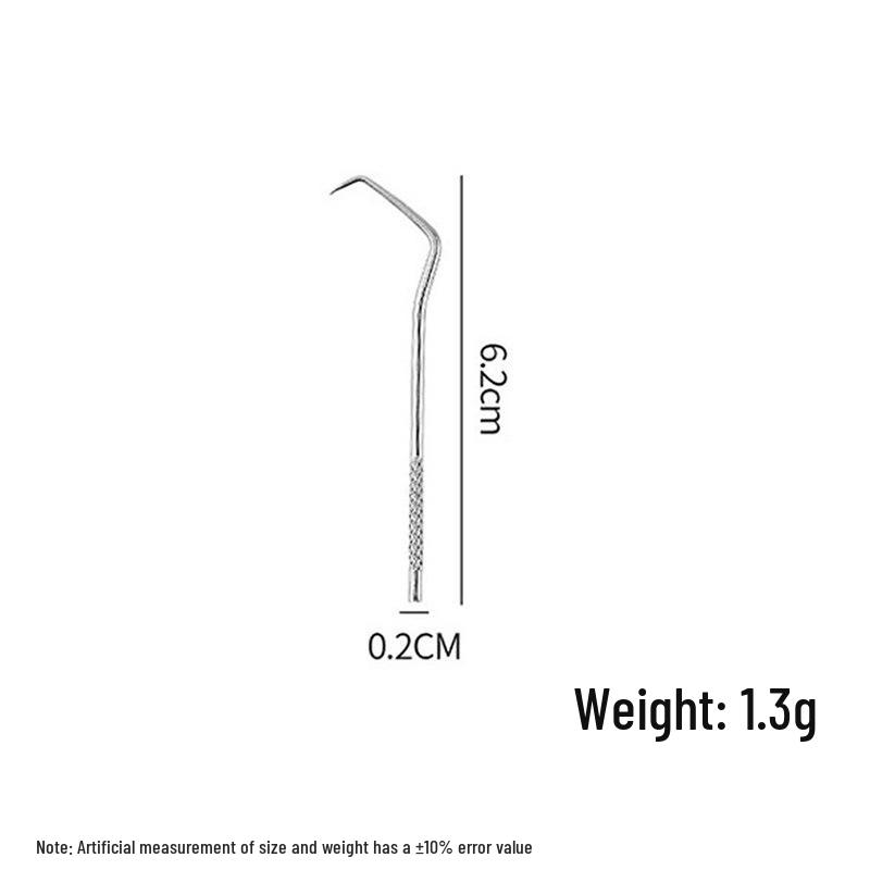 Stainless Steel Toothpick Set: Portable Teeth Cleaning Tool and Tooth Gap Cleaner