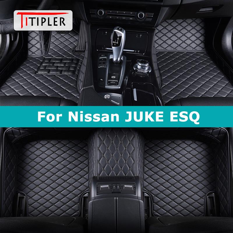 BFY1 TITIPLER Custom Car Floor Mats For Nissan JUKE ESQ Auto Carpets Foot Coche Accessorie