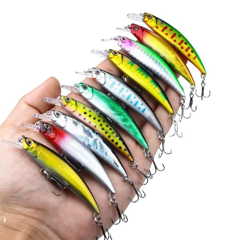 New Submerged Minnow Fake Fishing Lure 9G Long Casting Bait for Angling Simulation Water-Resistant Fish Attraction