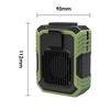 Hanging Neck/Waist Fan USB Mini Portable Rechargeable Fan Hands Free For Outdoor Camping Hiking Climbing Running Sports 6000mAh