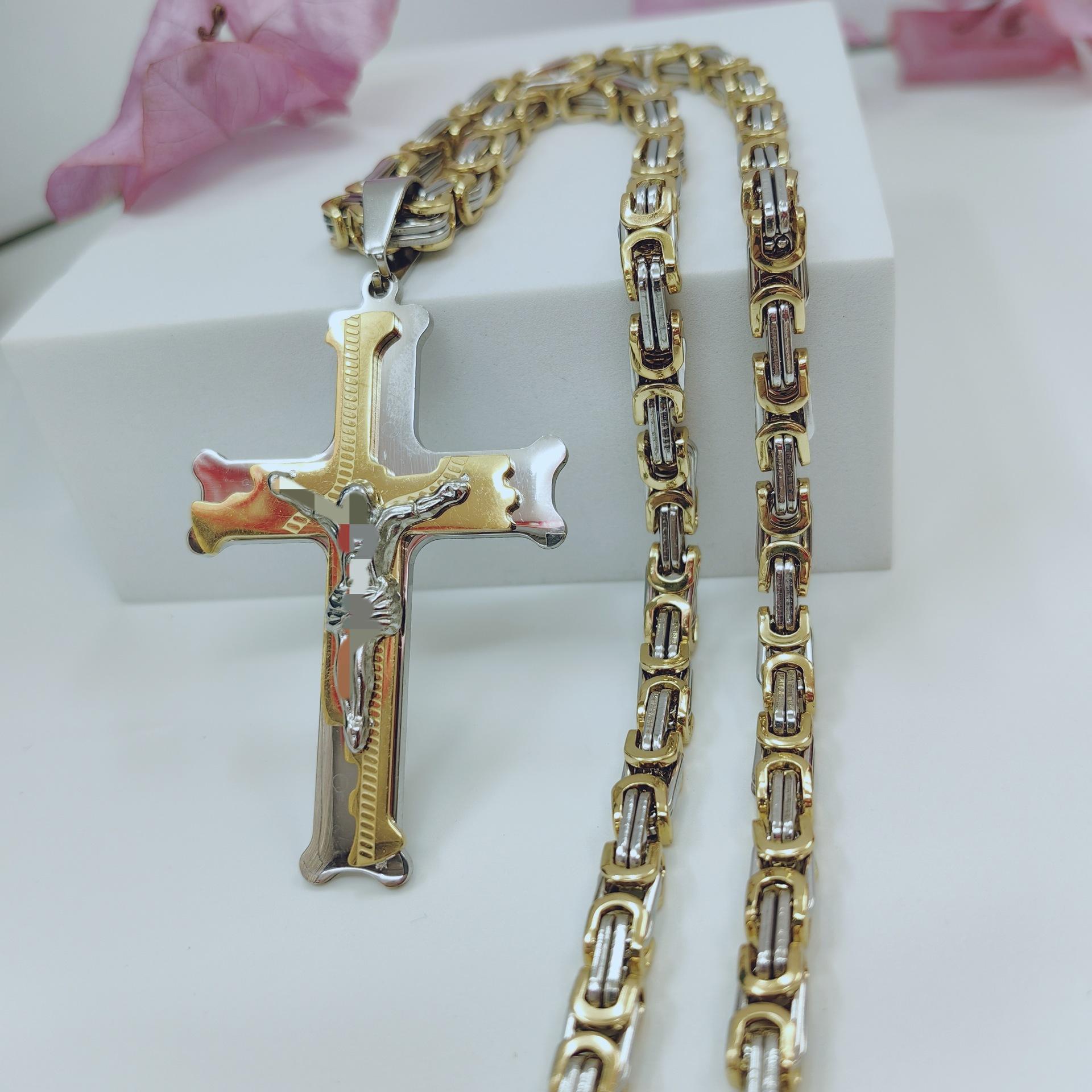 2026 Европейская и американская модная тенденция Персонализированные украшения Мужская подвеска на шею Украшения 6MM+55CM