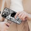 Black Cat Skull Goth Witch Magnetic Phone Case For APPLE iPhone 17 Air 16 14 13 12 Pro Max 15 Plus Wireless Charge MagSafe Cover