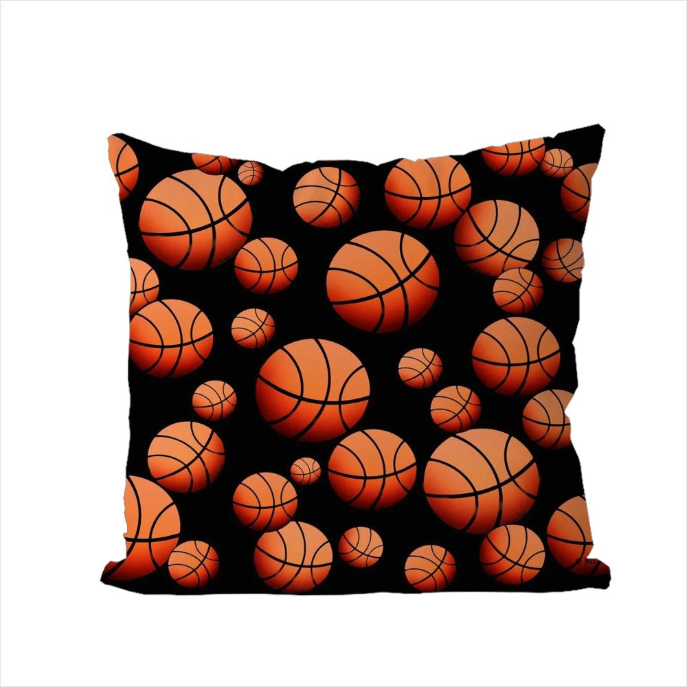 Basketball Pillow Case For Car Sofa Decorative Home Doublesided Print Plush Square Throw Pillow Cushion Cover