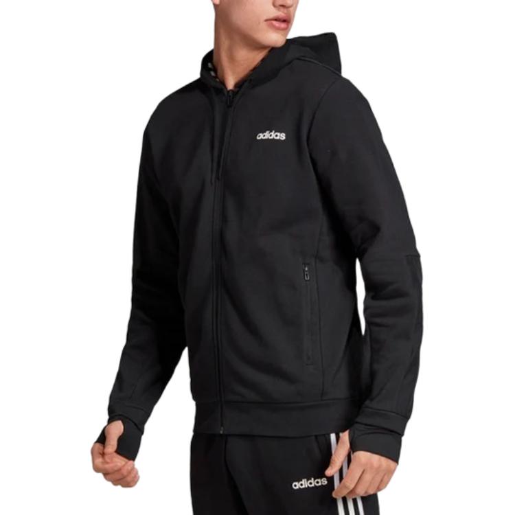 Adidas Jackets Men's Black Hooded Moderate Other EI9725