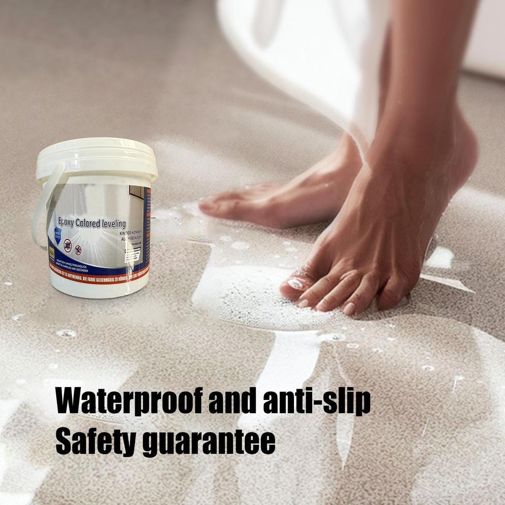 Rivestimento Epossidico per Pavimenti Effetto Marmo Lucido Vernice per Garage Marmo Impermeabile Vernice per Pavimenti Impermeabile Rivestimento Epossidico All'Acqua