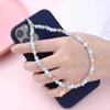 Beaded Mobile Phone Chains Phone Jewelry Women Girls Anti Lost Telephone Lanyard Hanging Rope Star Pendant Phone Lanyard