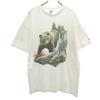 HANES 90s Made In USA Old Bear Print Short Sleeve T-shirt Men's Used