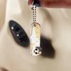 Cute Bag Charm Kitten Ruler Keychain, Acrylic Cartoon Decor for Car Interior & Stationery Gift