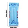 PVC Aufblasbarer Pool Spieltisch Schwimmkörper Spaß Poolparty Spieltisch Aufblasbarer Pool Pong Tisch Poolspiele Matratze 150x58x10cm