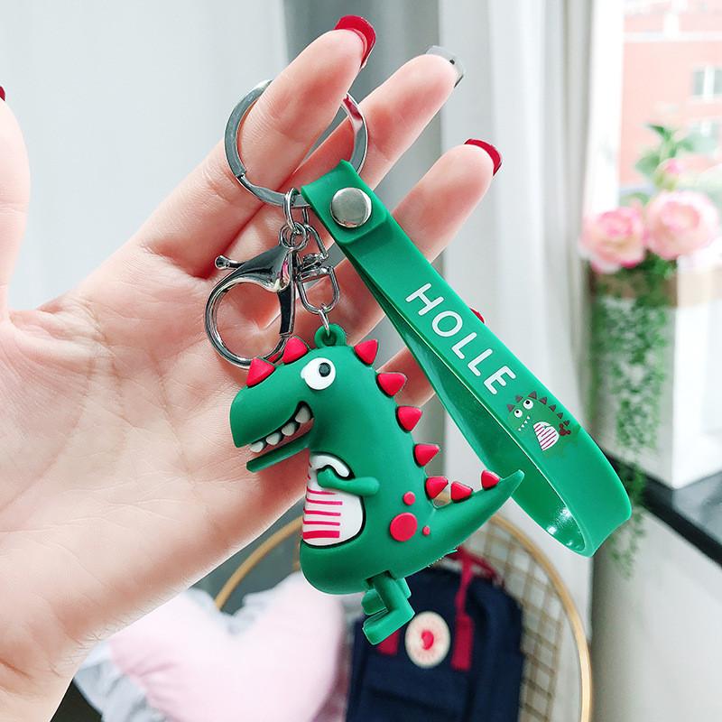 

Rubber Cute Dinosaur Keychain Perfect For Holiday Party Gifts