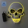 2022 Halloween Party Mask Skull Led Cool Mask Glowing Scary El Wire Mask Light Up Cosplay Mask Costume Party Supplies