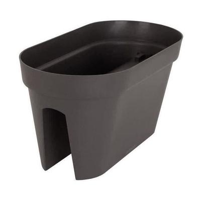 ARTEVASI Balkonkasten CAPRI - Anthrazitgrau - 30 x 60 x H 30 cm - 26,8L