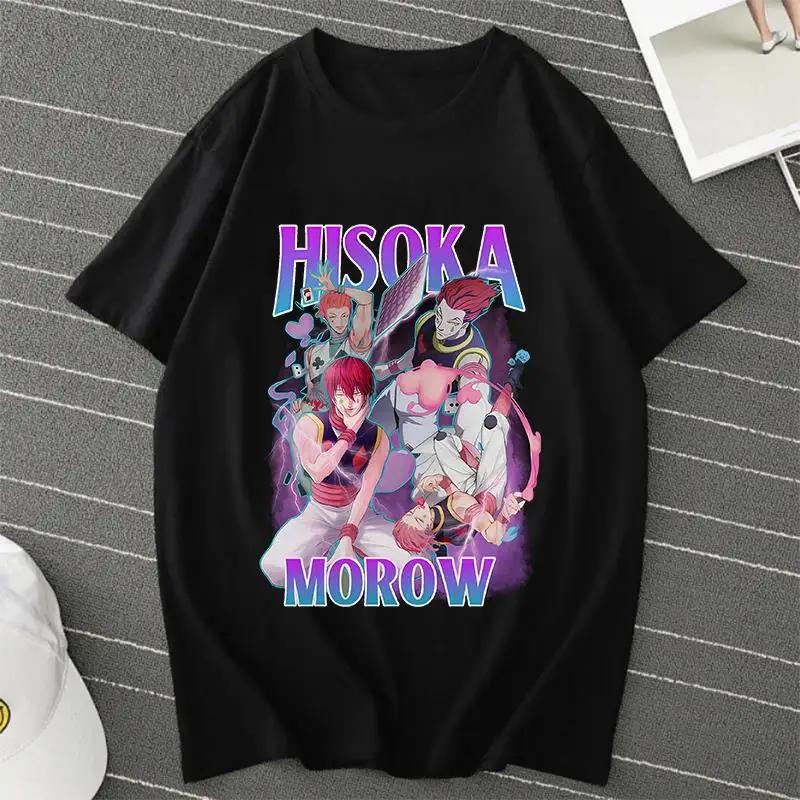 25Anime Hunter X Hunter Killua Zoldyck T Shirt Men Women Casual Fashion Harajuku Short Sleeve Crew Neck Plus Size Unisex T Shirt