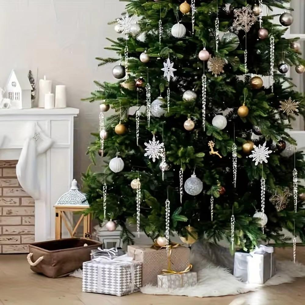 Acrylic Icicle Decorations Creative Party Holiday Decor High Quality Christmas Tree Ornaments