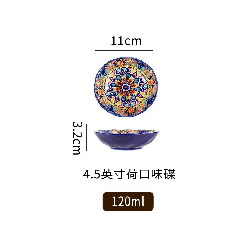 Böhmisches Keramikschüssel- und Geschirrset Reisnudelsuppenschüsseln Doppelohr Geschirrset für Zuhause