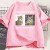 Meow or Mew You Can Only Choose One Meme T-Shirt Funny Silly Cat Humor T Shirt Men Women Harajuku Casual Short Sleeve Tee