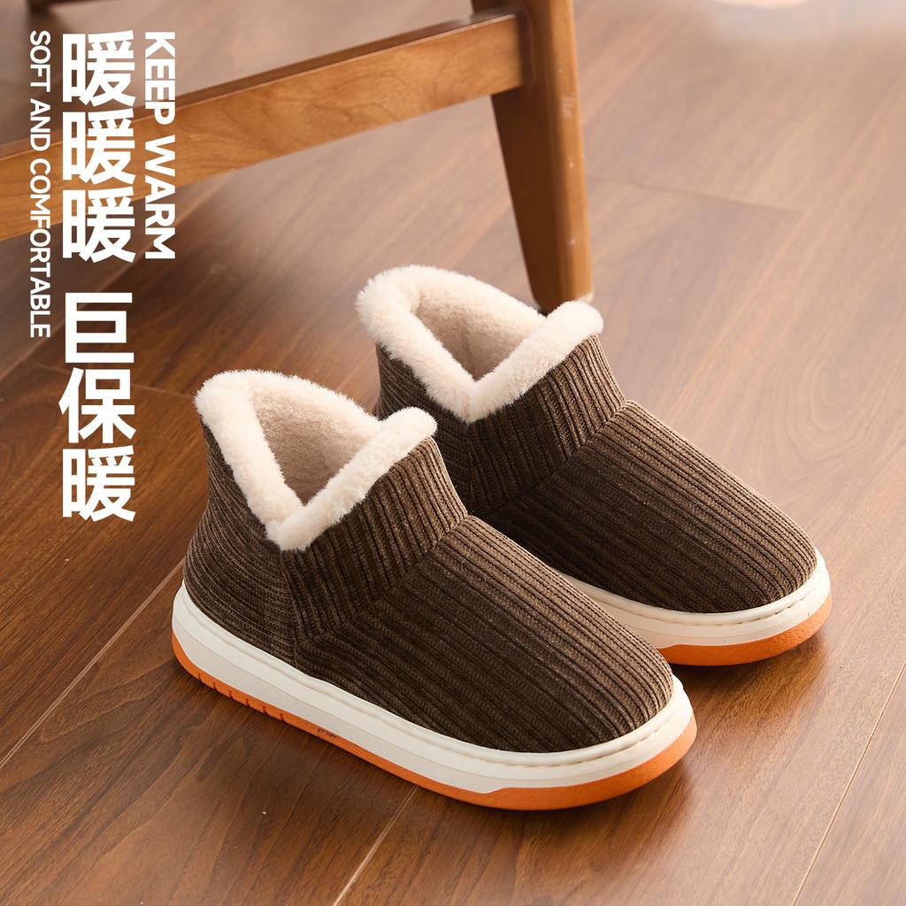 Autumn old-fashioned cotton shoes bag heel warm and non-slip the elderly cotton shoes piled and thickened indoor home warm cotton shoes