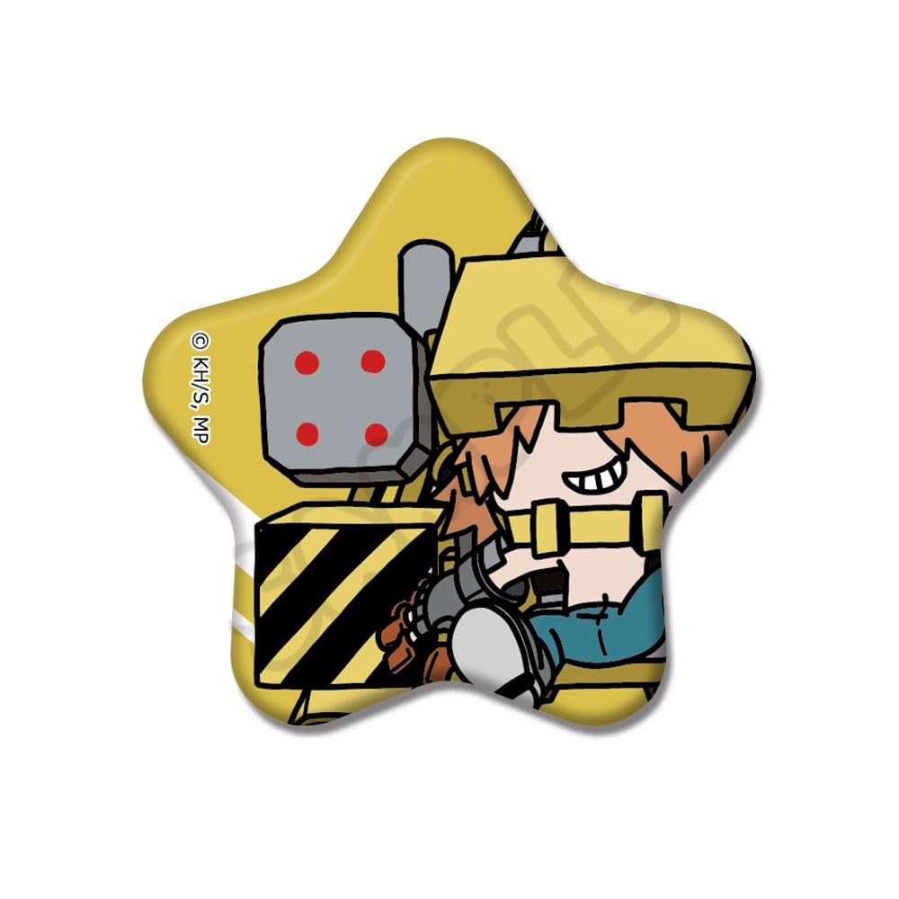 

TV Anime Hero First Can Badge M G My Academia [Power Loader] Everyone s Mochocho! Star-Shaped