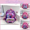Cute Cartoon Nylon Children's Backpack Playful Design Lightweight School Bag