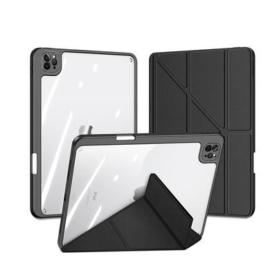 Suitable For IPad Pro 11 Detachable Protective Case+iPad 10 Acrylic Transparent Three Fold Flat Protective Case