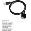 1M USB Datový Synchronizační Nabíjecí Kabel Flexibilní Kabel pro Přenos Dat Zesílený Kabel s Rozhraním pro Microsoft Zune Zune2 ZuneHD