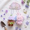 Bee Rabbit Flower Fairy Keychains Bag Charms Plush Keychains Magnetic Couple Pendant  Backpack