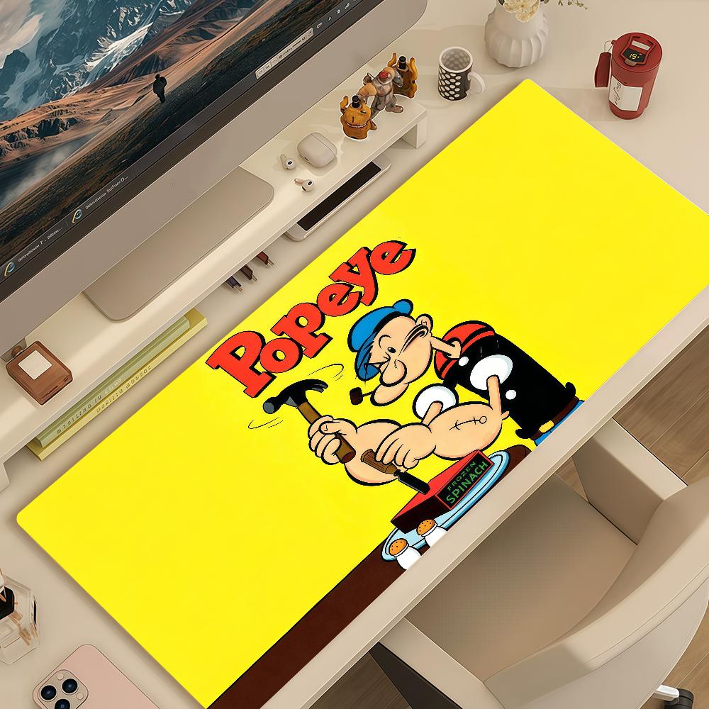 Mouse Pad MousePad Non-slip Lockedge Office Student Gaming Thickened Large P-Popeye Writing Cartoon Pad Cushion